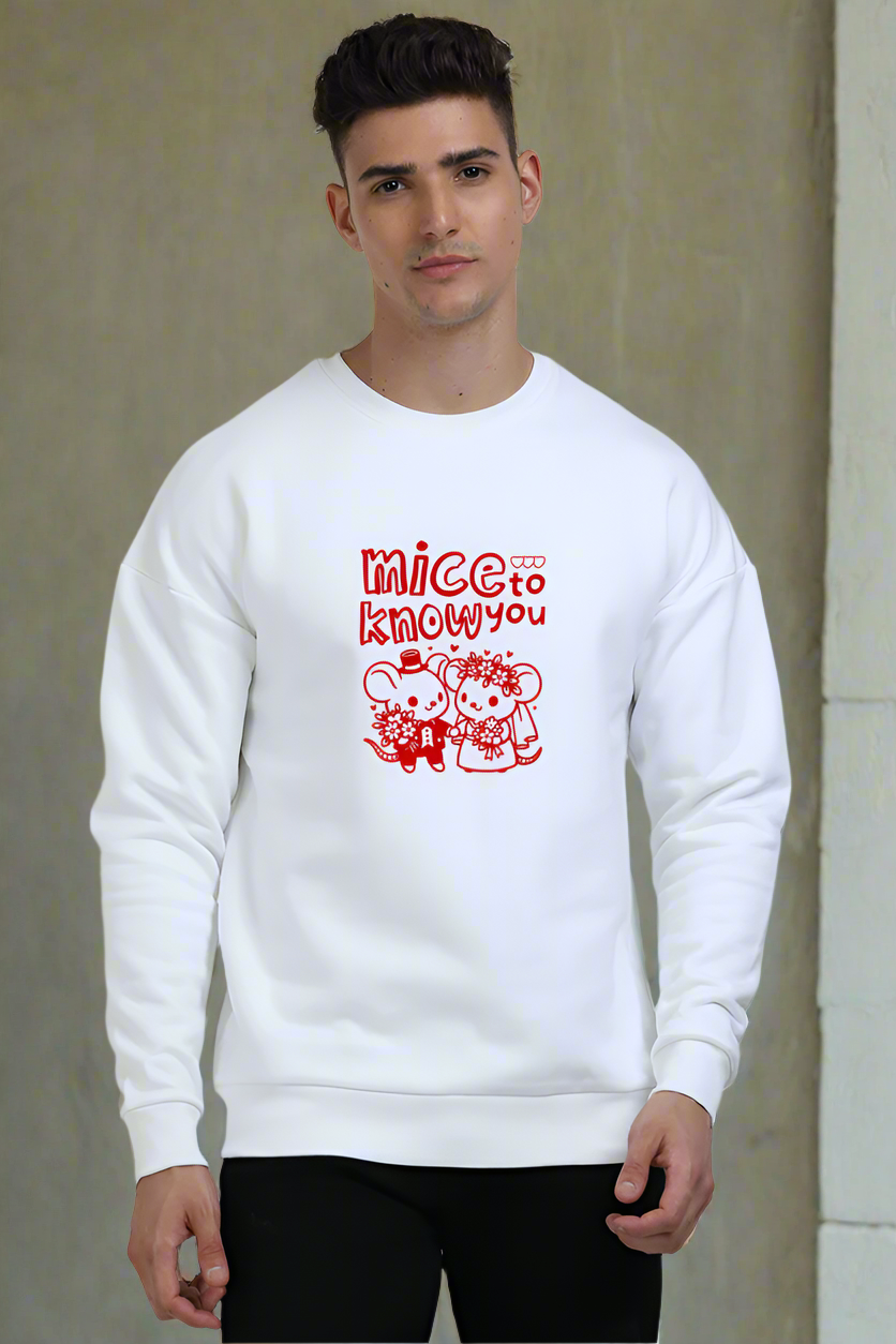 Mice to Know You Oversize Sweatshirt