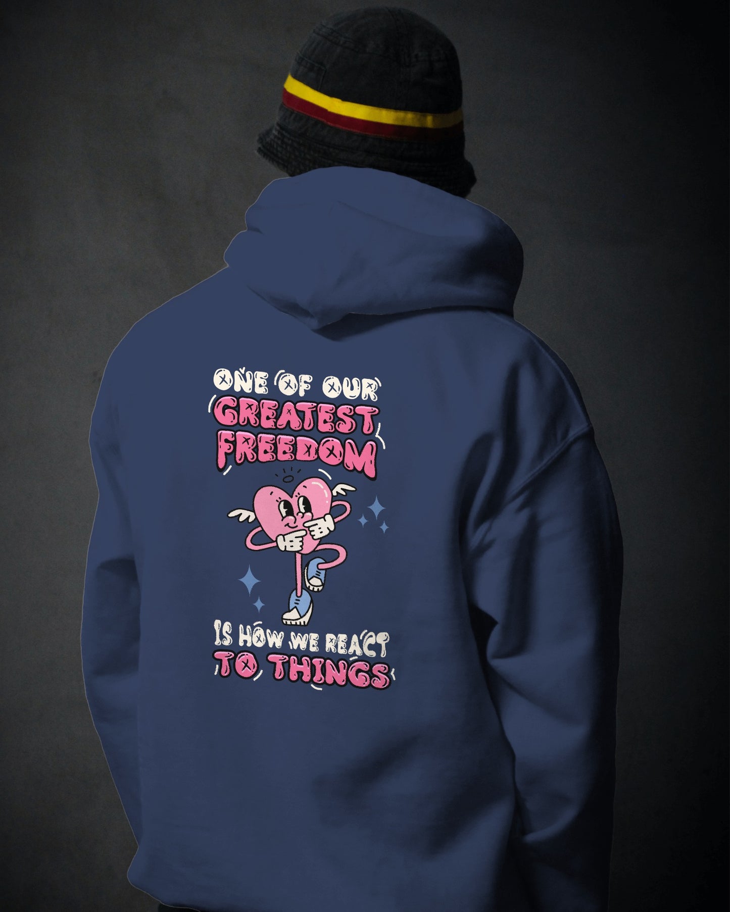 Unisex Freedom Oversized Hooded Sweatshirt