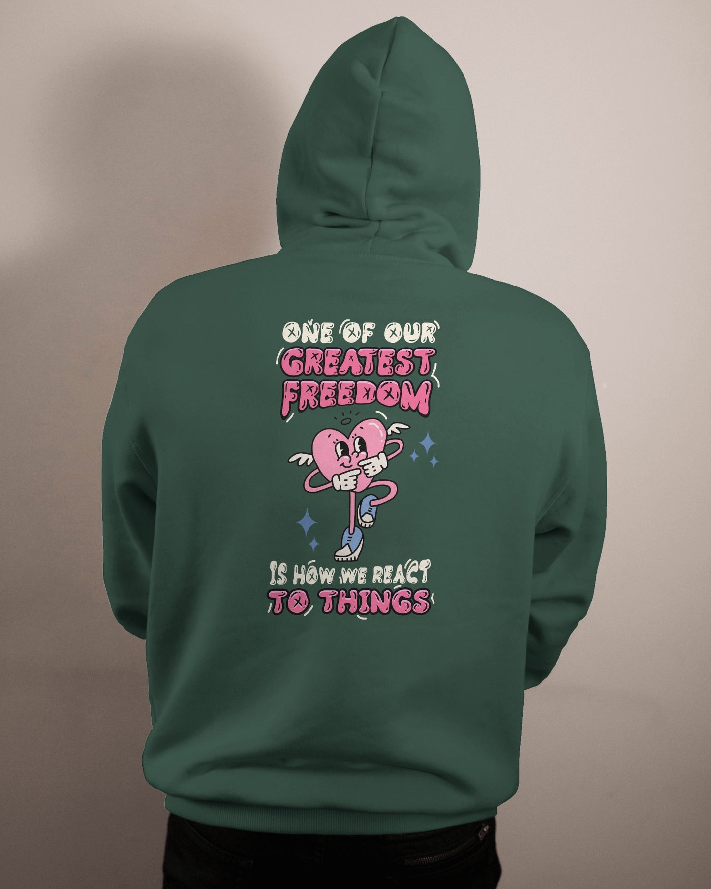 Unisex Freedom Oversized Hooded Sweatshirt