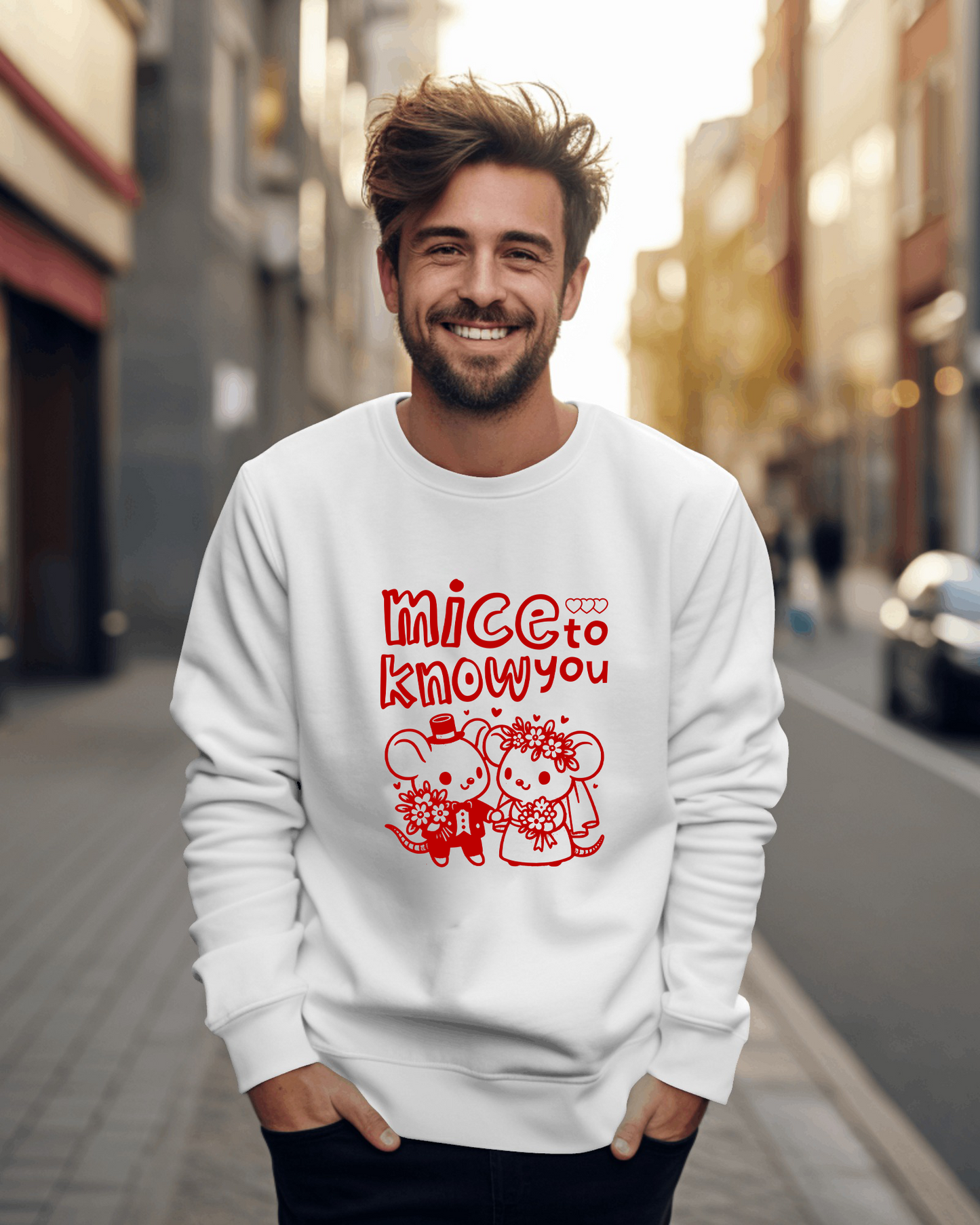 Mice to Know You Oversize Sweatshirt