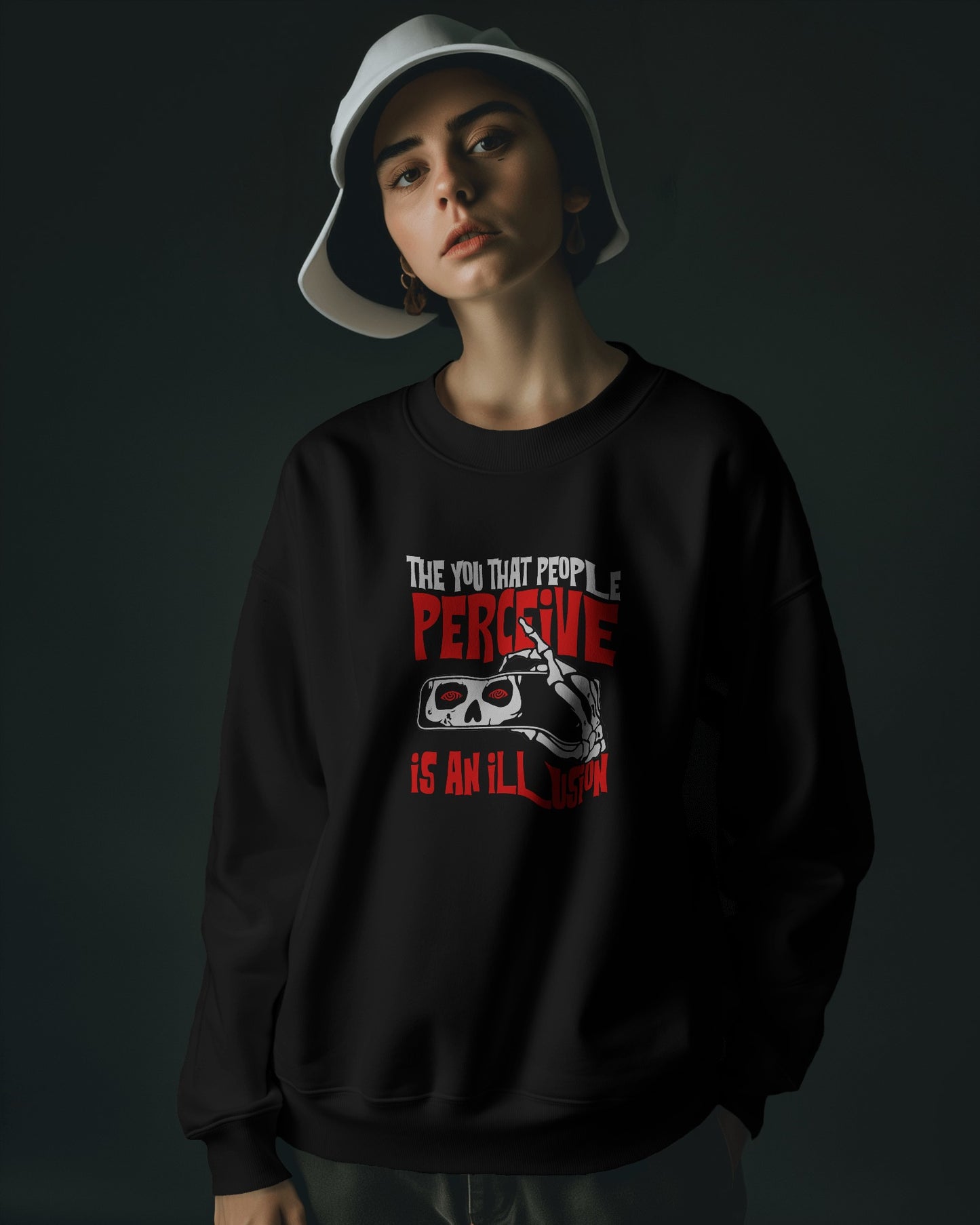 Unisex Illusion Oversized Sweatshirts