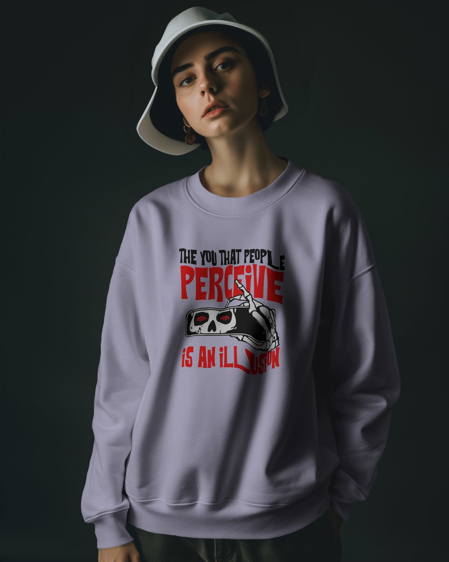 Unisex Illusion Oversized Sweatshirts